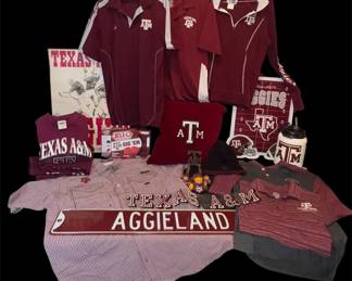 Texas AM Aggies Mega Collection Apparel, Memorabilia, More