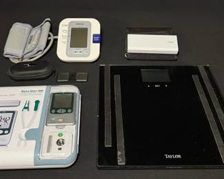 Health Wellness Monitoring Bundle AlphaStim AID, Kardia EKG, Omron, Taylor More