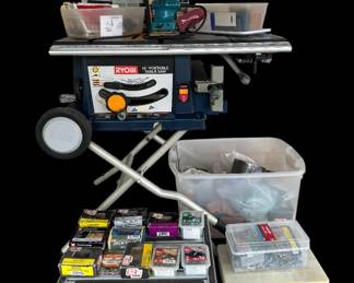 Ryobi 10 Table Saw, Makita Sander Massive Hardware Bundle