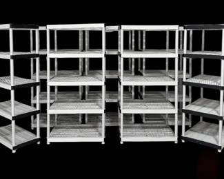 Interlock 5Tier HeavyDuty Ventilated Shelving Units... These are in Great Condition