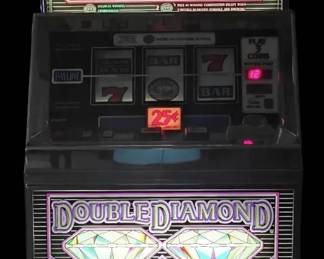 Double Diamond Slot Machine Great AsIs Condition