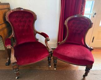 Pair of Eastlake Chairs