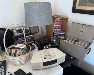 Bose Radio & CD Player, CDs, Cassette Tapes