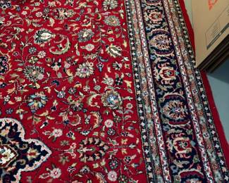 $140. Wool carpet.  8' x 10'.  as found photo follows. 