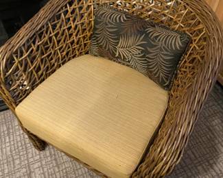 close up of one of the chairs.