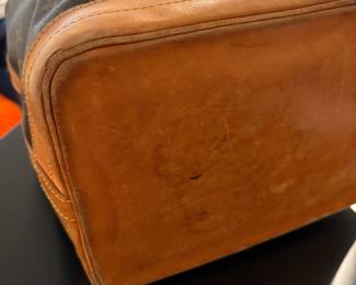 Close up of as found issue on the bottom of the bag.