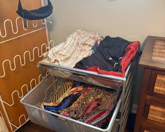 More clothing for sale during in person shopping Friday and Saturday