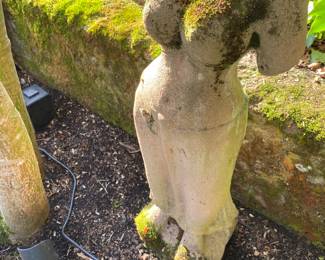 $320. Woman's torso statue.  32"h.