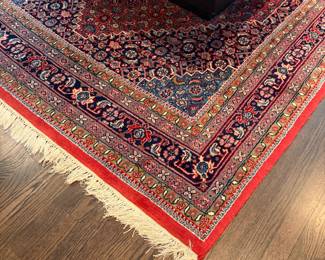 $1060. Indian Bidjar wool rug.  6'6" x 10'3"    Appraised value $3000.