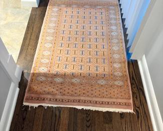 $360  Antique Persian rug 2'7" x 4' 3".  Wool and Silk.