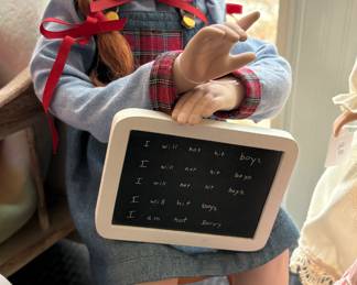 I will not hit boys.