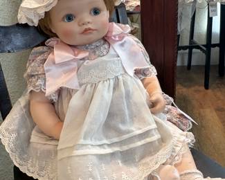 “Jessica” Hamilton Collection Heritage Porcelain Doll