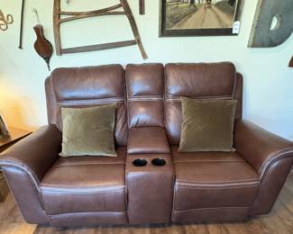 Love Seat with Dual Electric Recliners