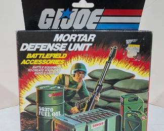 Vintage G.I. Joe Mortar Defense Unit Set