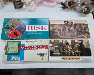 Parker Brothers Board Games