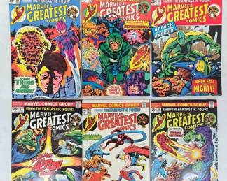 Marvel’s Greatest Comics Comic Books Lot