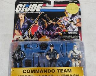 Vintage G.I. Joe Commando Team Action Figures