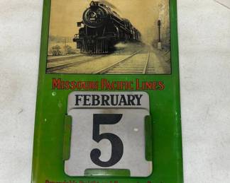 Missouri Pacific Lines Railroad Calendar