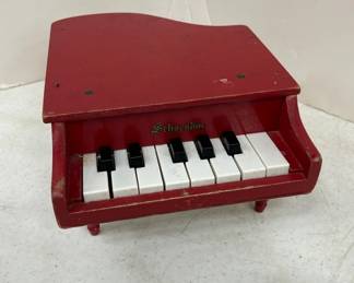 Schoenhut Toy Piano with Red Finish