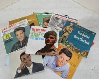 Vinyl 45 RPM Records With Sleeves