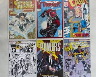 Marvel and Powers Comic Books