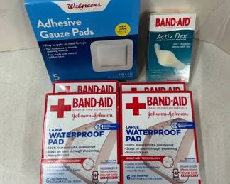 Bandages and Gauze Pads Lot