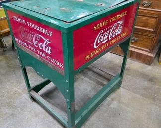 Coca-Cola Metal Ice Chest Cooler