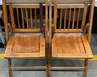 Wooden Folding Chairs