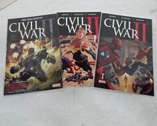Marvel Civil War II Comic Set