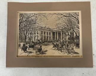 1877 Harper’s Weekly White House Illustration