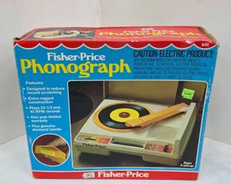 Fisher-Price Phonograph in Original Box
