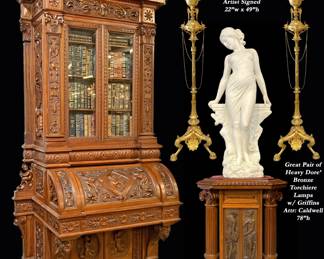 4 Monumental Cylinder Desk