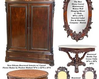 55 Rosewood Armoire