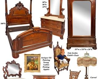 18 3 pc Vict Bed Set