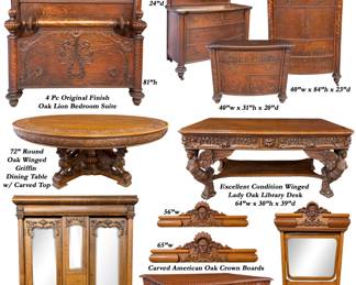 34 Oak Bedroom Suite