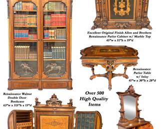 12 victorian Bookcases