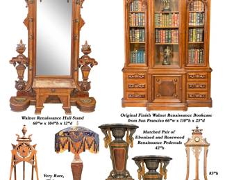 13 ren triple bookcase