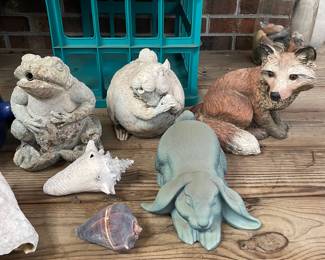 Assortment of Garden Statuary