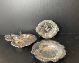 Silver-Plated Serving Dishes vtg