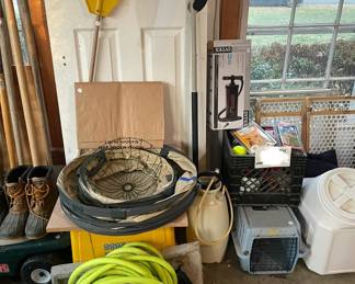 Assorted Garage and Outdoor Items 