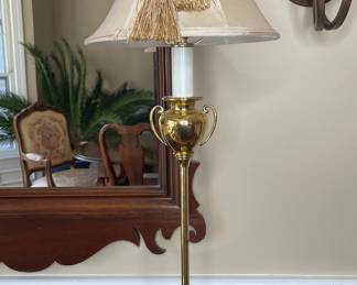 Brass Urn-Style Table Lamp 