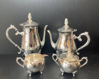 International Silver Co Camille Plated Tea Set