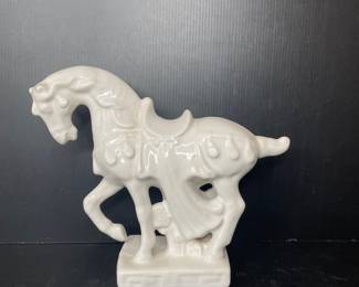 Ceramic Tang Dynasty Style Horse Figurine