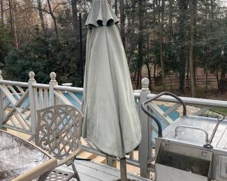 Outdoor Patio Umbrella with Base