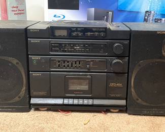 Sony CD Radio Cassette Boombox Vintage