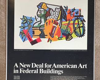 A New Deal for American Art in Federal Buildings Poster