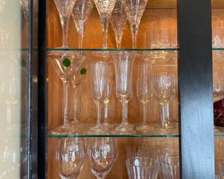 Assorted Cut Crystal Stemware and Tumblers
