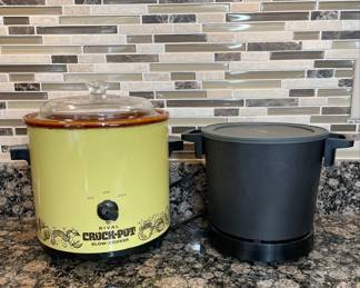 Vintage Rival Crock-Pot & Rival Deep Fryer