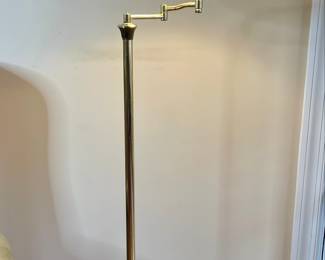 Brass Swing Arm Floor Lamp