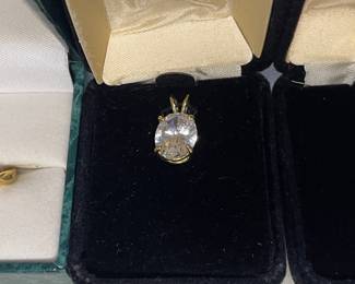 Vintage costume pendants & ring new